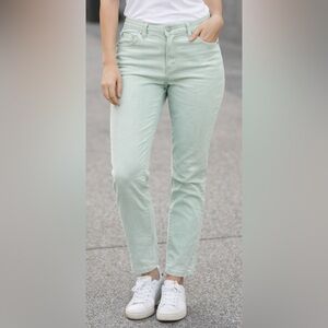 d. jeans Women's Straight Leg in Light Green Size 14